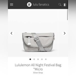 Micro festival bag lululemon